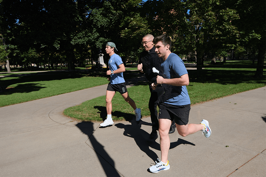 62 Alumni Hall (ND) Residents Run “Iditarod” for Notre Dame College, Dhaka