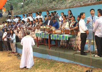 choir at Miriam Ashram