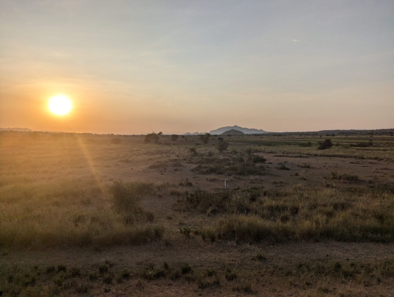 sunrise over Pori Tanzania